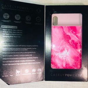 PHONE CHARGING CASE  CASELY POWER 2.0  NEW in BOX PINK  🎉HOST PICK🥳